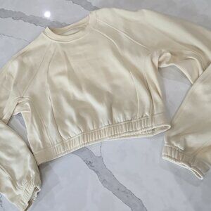 Scuba Cropped Relaxed Crewneck